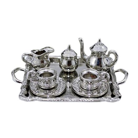 2,64 x 1,89 x 0,2 tum låtsasköket Roll för lek Afternoon Tea for Time Lekset Utbildning för Play House Toy Girls Best G