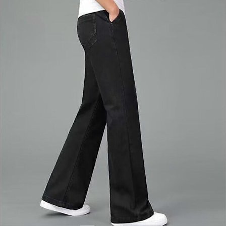 Nye Sommer Tynne Herre Slengbukser Jeans Høy Midje Lange Slengbukser for Menn Jeans Hommes Bell Bottom Jeans Menn