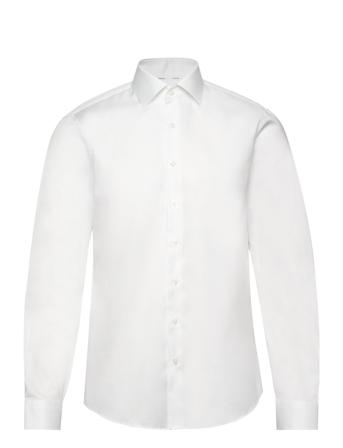 Twill Easy Care Fitted Shirt White Calvin Klein