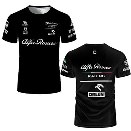 Alfa Romeo T-shirt Formel 1 Racing 3D printed Streetwear black XL