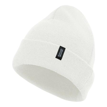 BomBoogie Tricot Hat with Lapel Hvid, Herre Accessories, Størrelse: ONE Size