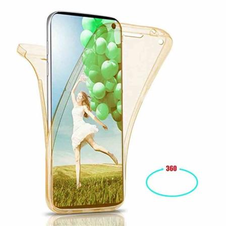 Stötdämpande Smidigt Dubbelskal Silikon - Samsung Galaxy Note10 Guld Guld