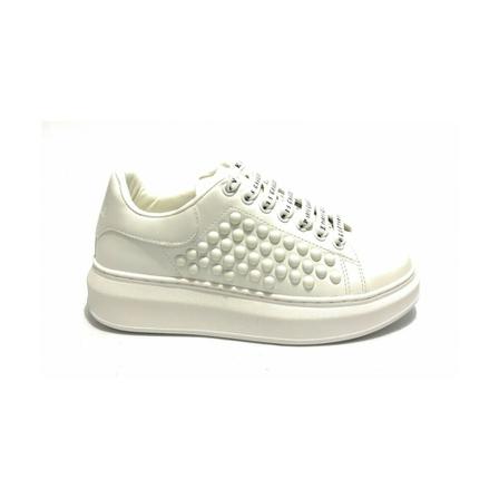 Gaëlle Paris, Sneakers shoes with Ds 22Ge 04 Gbdc 2512 studs Wit, Dames, Maat:35 EU