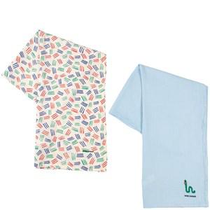 Kids - Bobo Choses 2-Pack Ballad Blue Muslin Blanket One Size - Textile - One size - Blue - Junge