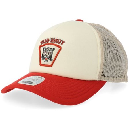 Brixton - Vit trucker Keps - Lost In Reality White/Adrenaline Rush Foam A-Frame Trucker @ Hatstore