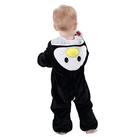 Penguin Dyre Onesie Barnas Pyjamas Baby Søt Krypende Klær