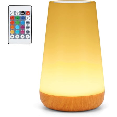 LED Farveskiftende Sengelampe 13 Farver 3 Tilstande Dæmpbar A