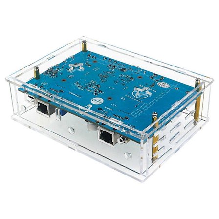 Akrylfodral för Banana Pi OpenWrt One Transparent Skyddsskal Kan Använda Extern Antenn för Banana Pi