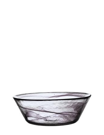 Mine Black Bowl D 250Mm Home Tableware Bowls Serving Bowls Nude Kosta Boda
