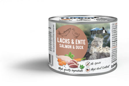 Tundra Laks og And 200g - Våtfôr