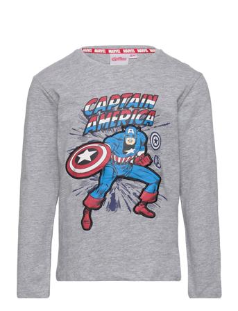 Long-Sleeved T-Shirt Marvel Grey