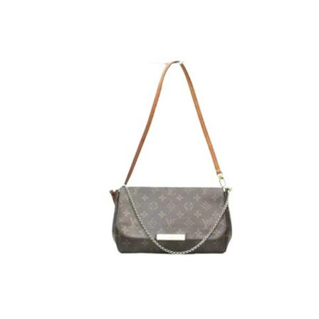 Louis Vuitton Vintage, Pre-owned Leather louis-vuitton-bags Bruin, Dames, Maat:ONE Size
