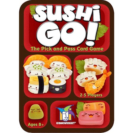 Kroeger Sushi Go! - Kortspelet Pick And Pass förstärker sannolikhet och strategiskt tänkande.