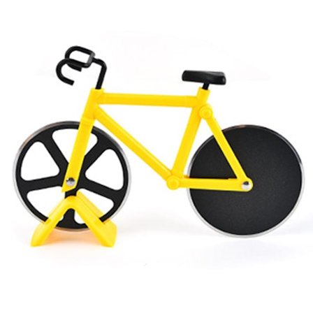 1 stk. Pizzaskærer Blå Cykel Cykel Pizza