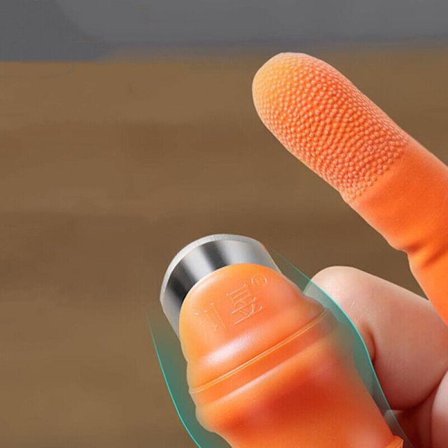 Puutarhan silikoninen peukalveitsi sormileikkuri vihannesten sadonkorjuutyökalu poiminta-apu L