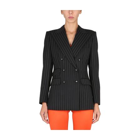 Dolce & Gabbana, Coats Czarny, Kobieta, Rozmiar: S