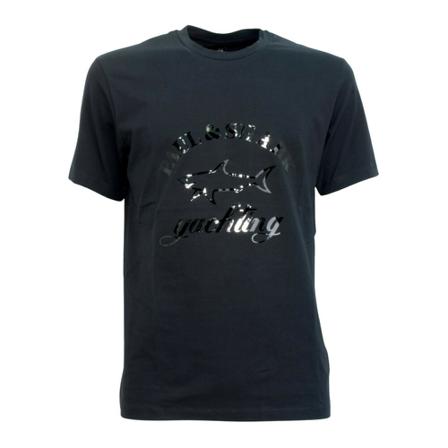 Paul & Shark T-shirt with printed logo , Zwart , Heren , Maat: S