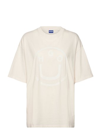 Over D Tee_B White HUGO BLUE
