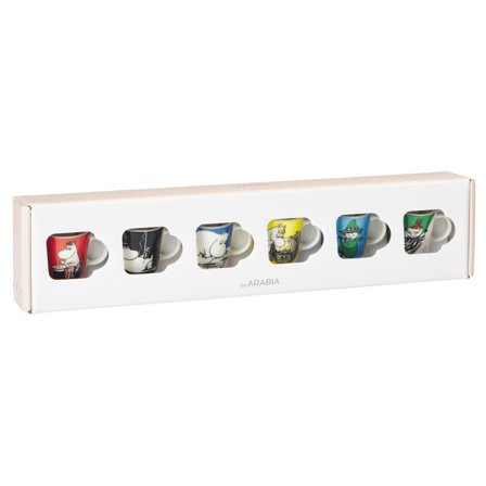 Arabia Minimuggar 6 st. Första Classic | Dukning & Servering > Mumin | Bagaren och Kocken