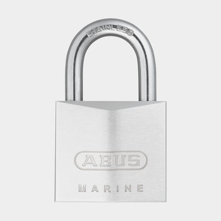 Cadenas ABUS 75IB/40, classe 1, avec anse en acier inoxydable, Ø6.5 mm, argent