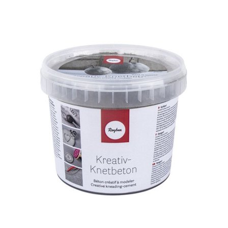 Kreativt modelleringsbetong, 1,5 kg hink