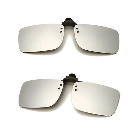 Flexibel UV-polariserad dag-nattklämma på solglasögon