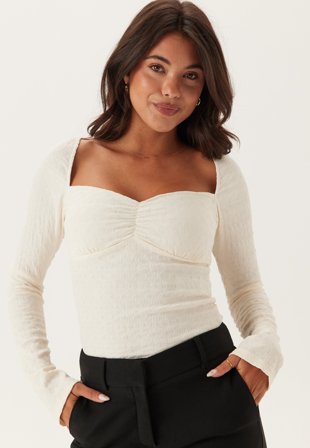 BUBBLEROOM Structure Sweetheart Top Cream XL