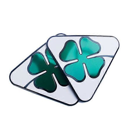 1 Pari Alumiininen Lokasuojan Koriste Tarrat Neliapila Alfa Romeo Giulia Stelvio Ulkopuolen Tarrat Autotarvikkeet (FMY)