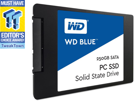 WD Blue 500GB SATA SSD 2.5", 3D NAND