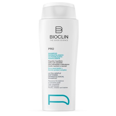 BIOCLIN Cura dei Capelli PRO - Shampoo Dermatologico Ultradelicato Addolcente 400ml - Shampoo Delicato