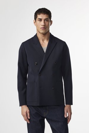 NN.07 Jordin 10002 Sakko Herren Blau Certified Wool