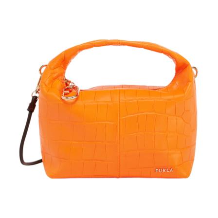 Furla Cross Body Tass , Oranje , Dames , Maat: ONE Size Schoudertassen