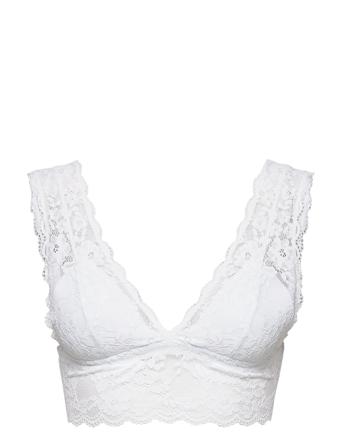Bra Iris Lace Bralette Lingerie Bras & Tops Soft Bras Triangle Bras Hvit Lindex