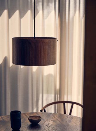 FM 1954 taklampe Ø41 - valnøtt