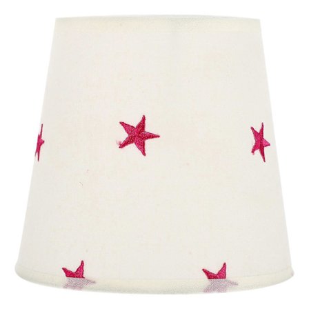 Printed Lampshade Star Pattern Light Shade Chandelier Cover Home Decor Pink 15X14CM Soft Lighting 1Set