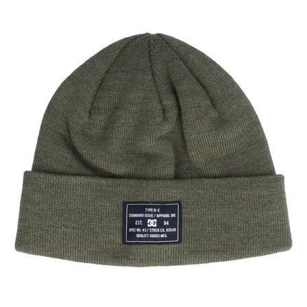 DC - Grön cuff Beanie - Frontline Ivy Green Cuff @ Hatstore