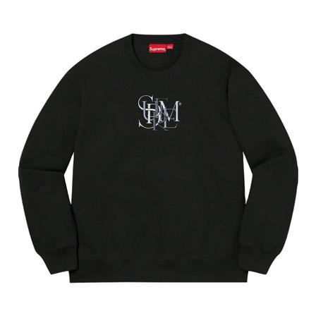 Supreme Sweatshirt Sort, Herre Sweatshirts