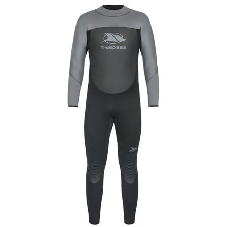 Trespass Diver Herr 5mm Hel våtdräkt i neopren XS Svart Black XS