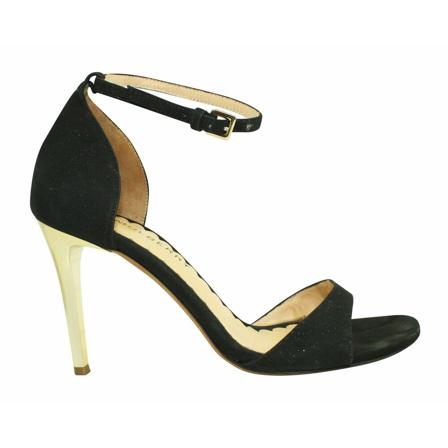 Mulberry Pre-owned Pre-owned Elegant Brocade Heels Sort, Dame Vintage Sko, Størrelse: 37 EU
