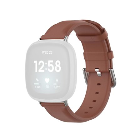 Brun Brunt kompatibelt med Fitbit Versa 3 / Fitbit Sense Armband