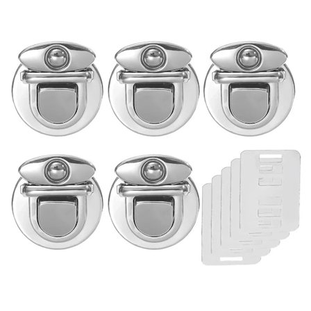 1/5 st Väska Spänne Spännen 5 ST SILVER 5 ST SILVER