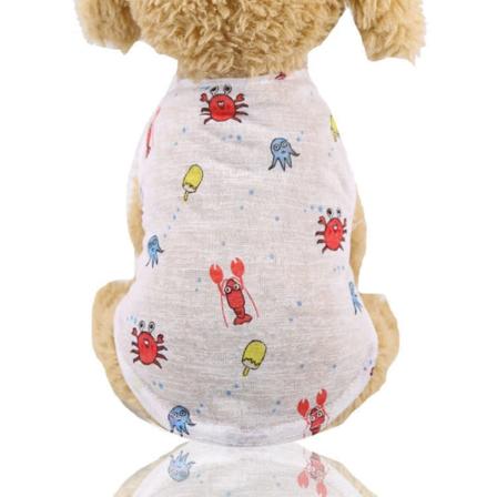 Kæledyrstøj Pet Small og Medium Hunde Jarre Aero Bull Cat Teddy Bichon Sommer Cool Vest underwater world xl
