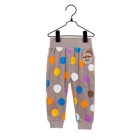 Pippi Langstrømpe Bubbles Velourbukser