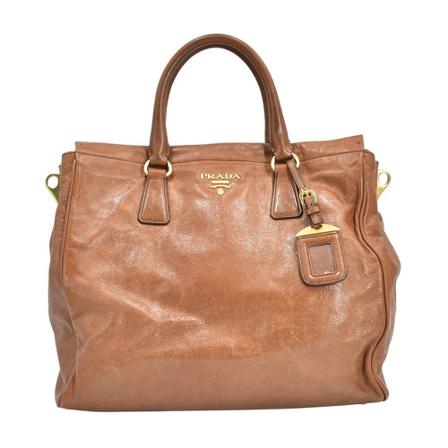 Prada Vintage HandTass , Bruin , Dames , Maat: ONE Size Vintage Tassen