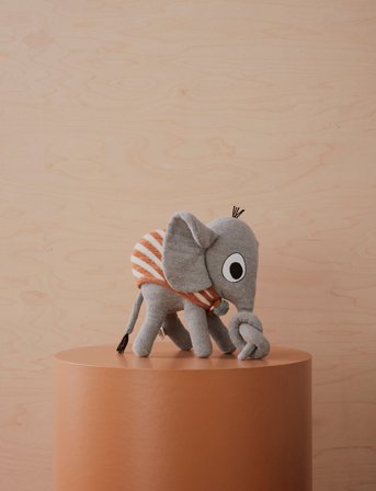 OYOY MINI Henry Elephant - Grey - 22X12X23CM x 22