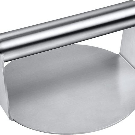 Runde burgerpresser i rustfrit stål