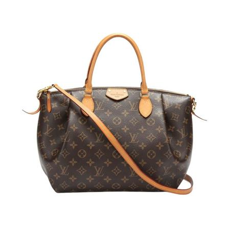 Louis Vuitton Vintage Pre-owned Monogram Turenne MM Taske Brun, Dame Vintage Tasker, Størrelse: ONE Size