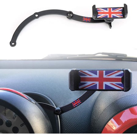 Mini Cooper 360° Usynlig Sammenleggbar Mobiltelefonholder for Mini Cooper R55 R56 R57 R60 R61 (Mini R)