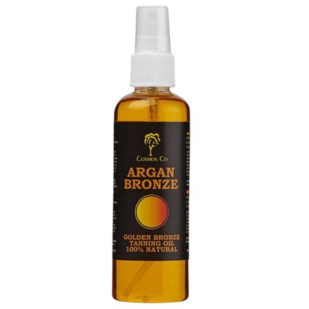 Cosmos Co Argan Bronze Tanning Oil 100 ml, Skincare, Solpleje, Selvbruner