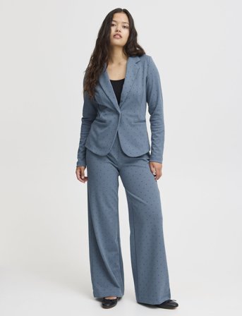 ICHI Ihkate Print Bl21 - Blue - XS